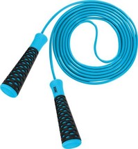 EDX Jump Rope for Fitness, Workout, Exersise - Tange-Free, Hand Grip 10 ft Blue - £10.27 GBP