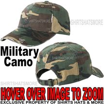 Camo Distressed Military Hat Baseball Cap Style Mens Ladies Adult Unisex NEW - £7.95 GBP+