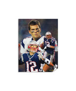 Tom Brady QB Quarterback New England Patriots NFL Football Art Print 1AM3 - $464.81 MXN+