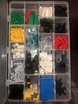 LEGO bulk mixed pieces Wheels Parts Door no figures w/ Organizer Free Shipping - $26.72