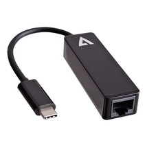 V7 V7Ucrj45-Blk-1N Network Adapter Usb-C Gigabit Ethernet, Black - £34.64 GBP