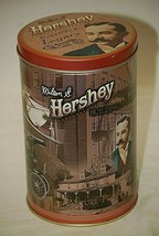 Milton S. Hershey's Metal Tin Cocoa Chocolate Collectors Tin Building A Legacy - $16.82