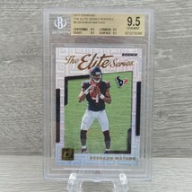 2017 Donruss Elite Series Deshaun Watson Refractor Rookie RC BGS 9.5 QUAD 9.5&#39;s - £67.59 GBP