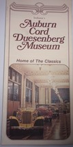 Vintage Auburn Cord Duesenberg Museum Indiana Brochure 1978 - $3.99