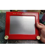Vtg Magic Etch A Sketch Screen Red No. 505 Ohio Art USA 1970s #2 - $19.79