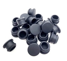 1/2&quot; Solid Rubber Grommet Flexible Hole Plugs for 3/16” Thick Walls 5/8&quot; OD Top - £8.39 GBP+