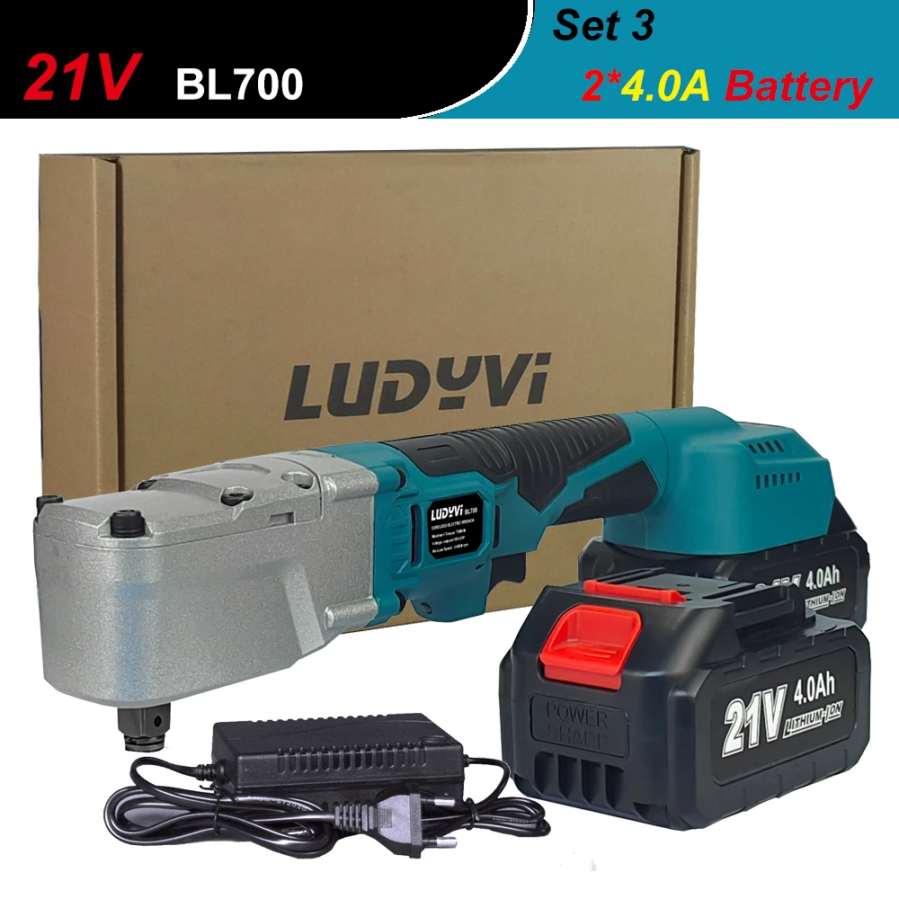 Brushless electric wrench 700N.M 90 degree right angle power tool can be used to - $416.42