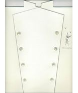 Patrick Jeffroy Chef Coat Menu Real Buttons 2 Star Michelin Signed Carantec - $1,190.97