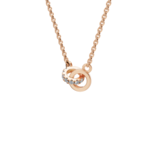 Strong Forever Double Circle Necklace - £346.65 GBP+