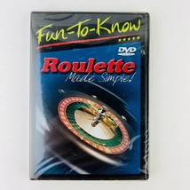 Roulette Made Simple Fun-To-Know - DVD NEW Sealed - $9.89