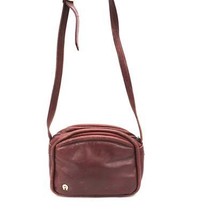 VTG Etienne Aigner Small Cordovan Leather Shoulder Bag Purse Goldtone A ... - $737.44 MXN