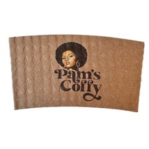 Pam’s Coffy Cup Sleeve Quentin Tarantino Pam Grier Vista Theatre LA - Brown - £15.57 GBP