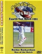 England vs West Indies Fourth Test 1991 (color) - £9.40 GBP