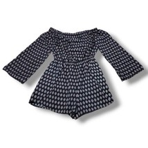 Romeo &amp; Juliet Couture Romper Size Medium Off Shoulder Romper Long Sleev... - $36.22