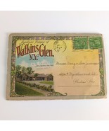 Souvenir Folder of Watkins Glen New York 1920s Fold-Out Postcards Cavern... - $16.93