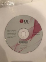 LG LED MONITOR CD/OWNERS MANUAL/DRIVERS - 22MB35PU &amp; 24MB35PU - $11.87