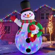 8FT Tall Christmas Inflatables Outdoor Decorations, Inflatable Snowman H... - £79.00 GBP+