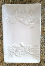 HALLMARK Ceramic Tray LEAVES and ACORNS Cream Colored Cabin Farmhouse Decor - $327.81 MXN
