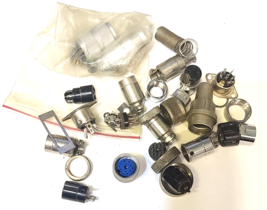 MICROPHONE PLUGS AND SOCKETS PARTS / MICROPHONE CONNECTOR PARTS LOT 2 - $18.16