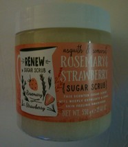Asquith &amp; Somerset Exfoliating Body Sugar Scrub 19.4oz Jar Rosemary &amp; Strawberry - £22.14 GBP