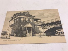 Elizabeth NJ Penn Station RR Postcard Vintage Early 1900s Printed Pennsylvania - £10.72 GBP