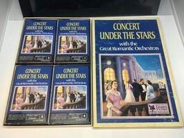 Concert Under The Stars 4 X Cassette Tape Box Set The Great Romantic Orchestras - £14.37 GBP