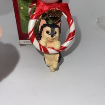 HALLMARK CHRISTMAS ORNAMENT PUPPY LOVE 10TH IN  SERIES 2000 YORKSHIRE TE... - $13.86