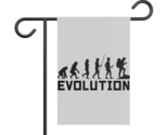Fade resistant garden banner with ape evolution design 12 x 18 for outdoor use thumb155 crop