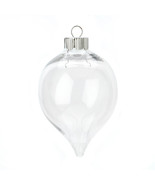 Ornaments - Plastic - Water Drop - Clear - 100Mm - £21.37 GBP