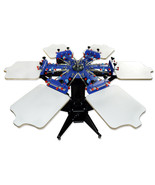 TECHTONGDA 6Color 6Station Screen Printing for Shirt DIY Screen Printing... - $2,514.60