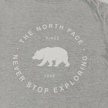 The North Face Women’s Gray Cotton Blend Short Sleeve Pullover T-Shirt Size XL image 3