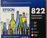 Epson 822 Black Cyan Magenta Yellow Ink Cartridge Set T8221-5-SVH Exp 20... - $74.98