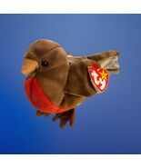 Rare TY BEANIE BABY “EARLY” THE ROBIN BIRD RETIRED In Collector's Case - $10.00