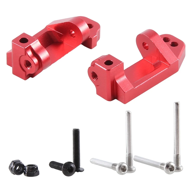 For Traxxas Slash 2WD 1: 10 Alloy Caster Block Set , Red By Atomik RC - Replaces - £14.20 GBP