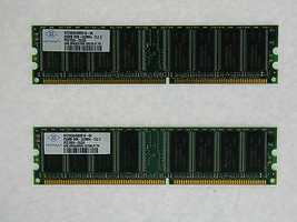 512MB (2X256MB) Memory 32X64 PC2700 333MHZ 2.5V Non Ecc Ddr 184 Pin Dimm - £19.46 GBP