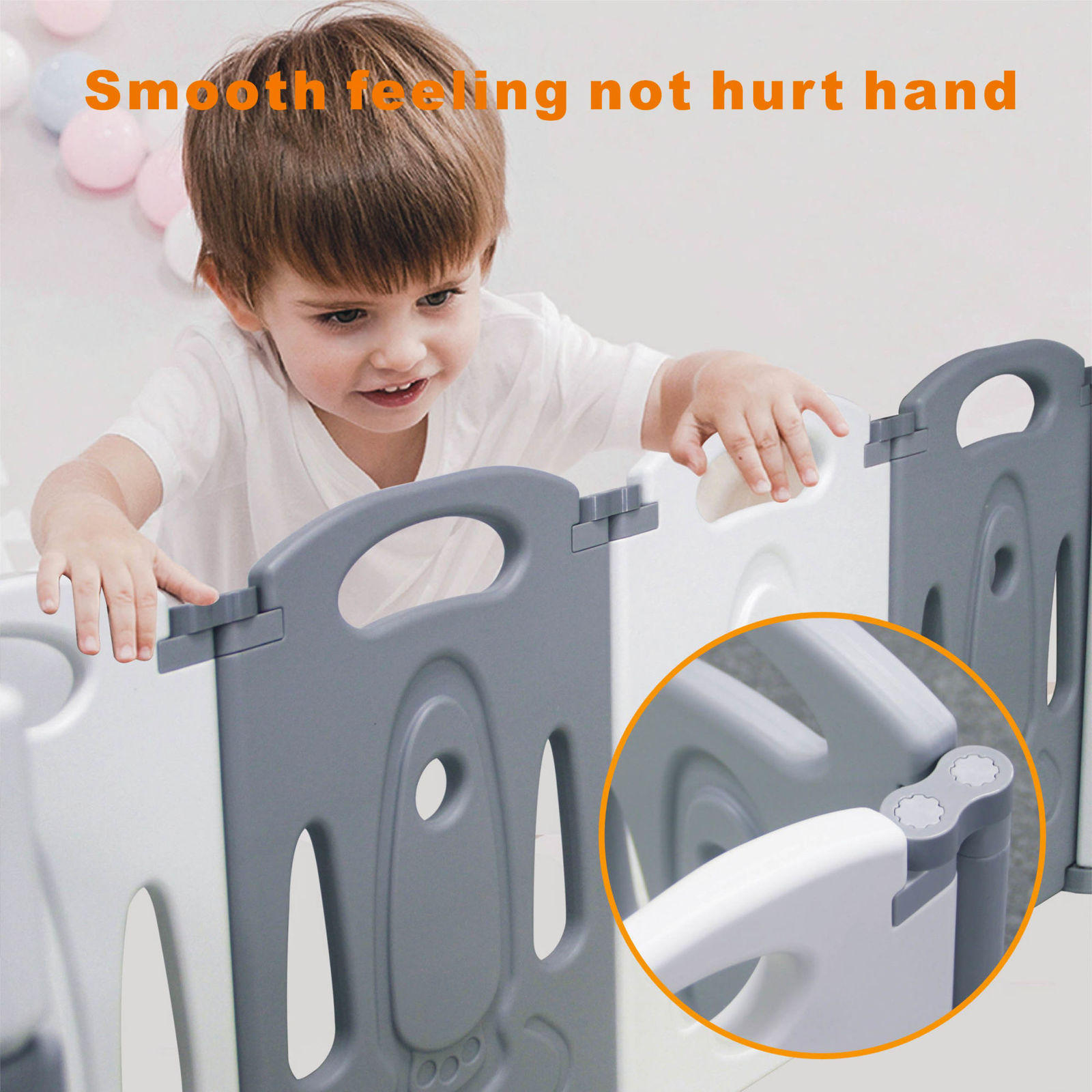 Gupamiga Foldable Baby playpen Baby Folding Play Pen Pet Dog playpen Kids Activi Item image 8