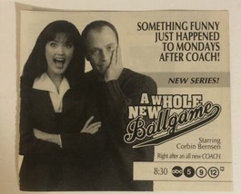 A Whole New Ballgame Vintage Tv Series Tv Guide Print Ad Corbin Bernsen TPA8 - £4.75 GBP