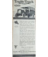 1919 TRAFFIC MOTOR TRUCK CORPORATION-TRAFFIC TRUCK-ST LOUIS-Antique Prin... - $18.59 CAD