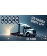 (10) Red ¾&quot; LED Marker Lights ? J-5-RC, SH-12815 ? Waterproof 12V Cleara... - €13,46 EUR