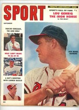 SPORT Magazine Eddie Mathews September 1958  cover see picture for index VG - £11.84 GBP