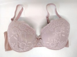 Laura Ashley NWOT WM 38DD Bra Pink Lace Floral Design Adjustable Straps - £9.65 GBP