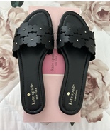 NEW Kate Spade New York Daisy Field Slide Sandal Size 9 Black NIB - £110.12 GBP