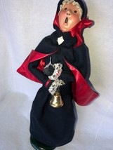 Byers&#39; Choice Caroler Figure Salvation Army Lady With Hand Bell 1992 - $34.99