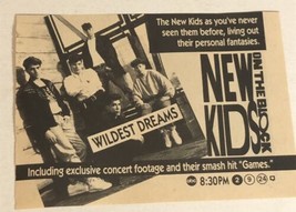 New Kids On The Block Wildest Dreams Tv Guide Print Ad Donny Wahlberg TPA14 - £4.68 GBP