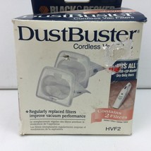 Black &amp; Decker DustBuster Cordless Vac 2 Filters HVF2 Dust Buster - £15.92 GBP