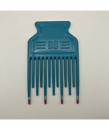 Mebco Volume PICK Twice Dipped Wide Tooth Vtg 80-90’s WHITE/TURQUOISE AN... - $24.37 CAD