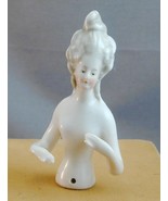 Antique German Porcelain Half Doll Arms Hands Away 3.5&quot; - £23.69 GBP