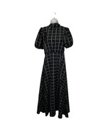 Sister Jane Ghospell Outake Check Black Open Back Midi Dress Size S - £66.16 GBP