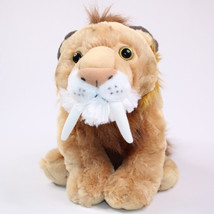 Wild Republic Smilodon Saber Tooth Tiger Cat Plush Stuffed Animal Toy Soft Cute - £8.91 GBP
