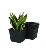 Catleza 7.5&quot; Square Nursery Plant Pot - Garden Plastic Pots with Drainag... - $22.72